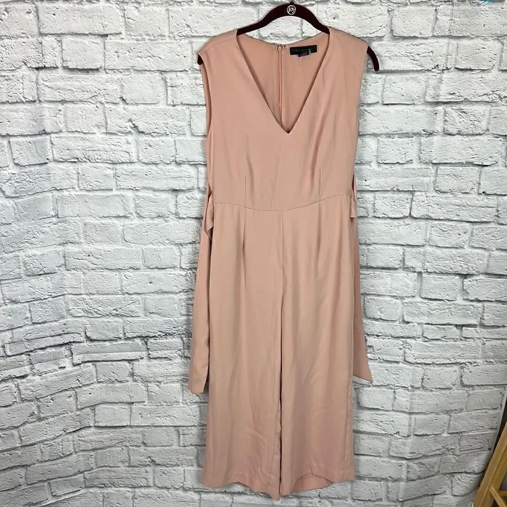 Tahari Pink Sleeveless Jumpsuit Size 6